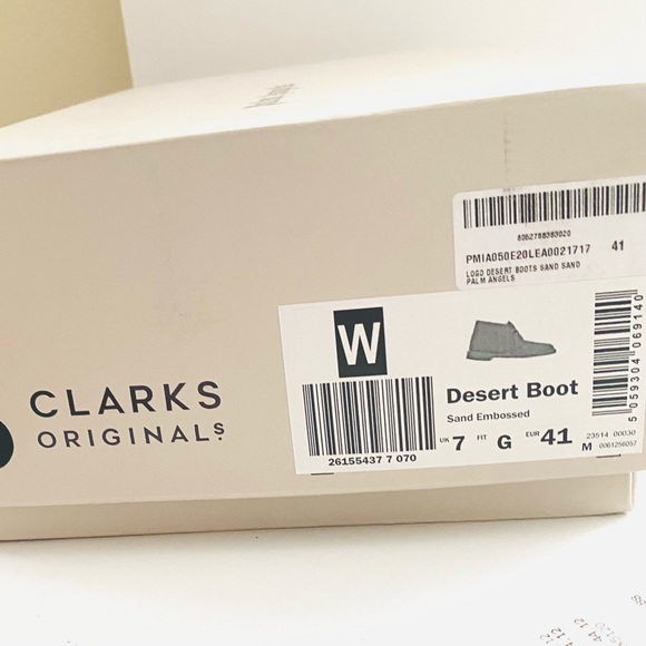 NWT: PALM ANGELS x CLARK | Logo Desert Chukka Boot - Picture 9 of 10